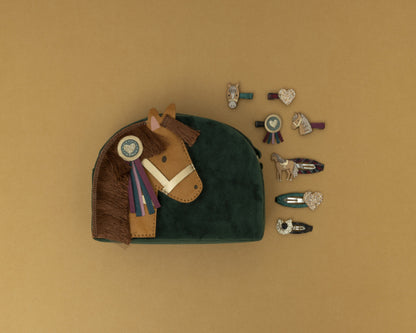 Pony Freunde Mini Haarclips von Mimi & Lula auf Dekoboard, Bärechind Winterthur, Zürich Schweiz.