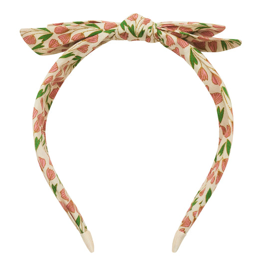 Haarreif aus Baumwolle mit Tulpenmuster von Mimu&Lula, kaufen im Bärechind Winterthur Zürich Schweiz.