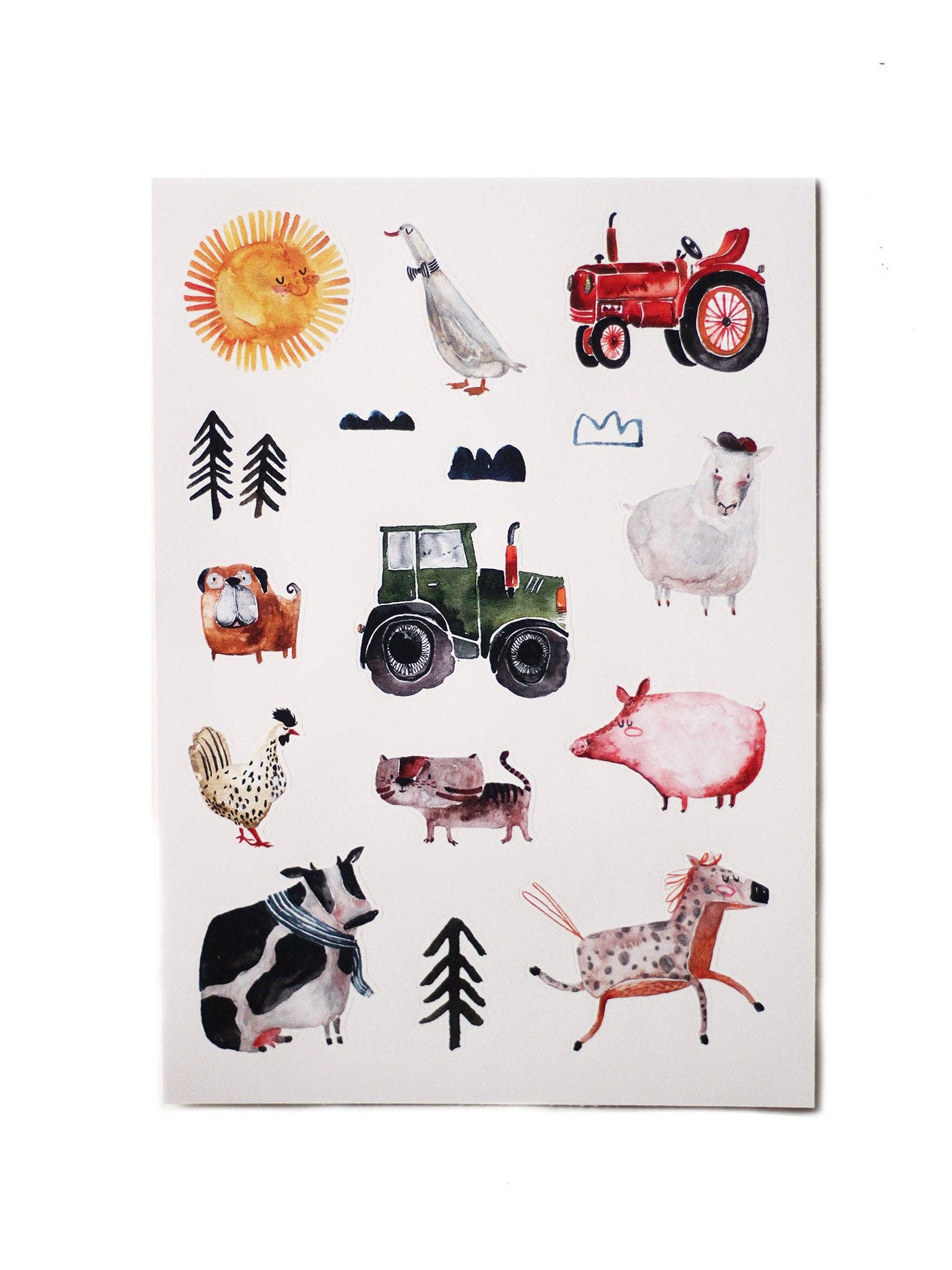 16 Stickersr – nachhaltige Idee von Halfbird, ideal für Chind in Winti under  der Schweiz