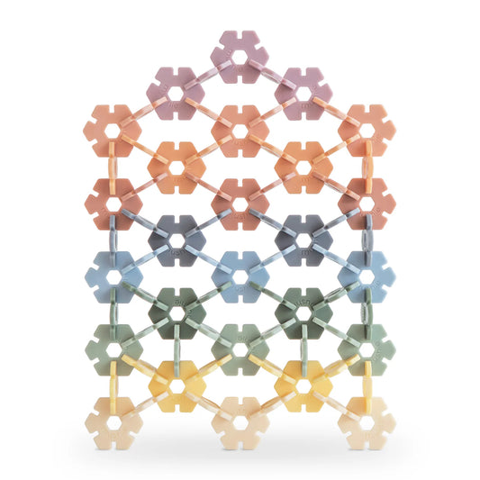 HEX Connect Steckspiel von Mushie aus BPA-freiem Kunststoff, nachhaltiges Spielzeug im Bärechind Winterthur Zürich Schweiz.