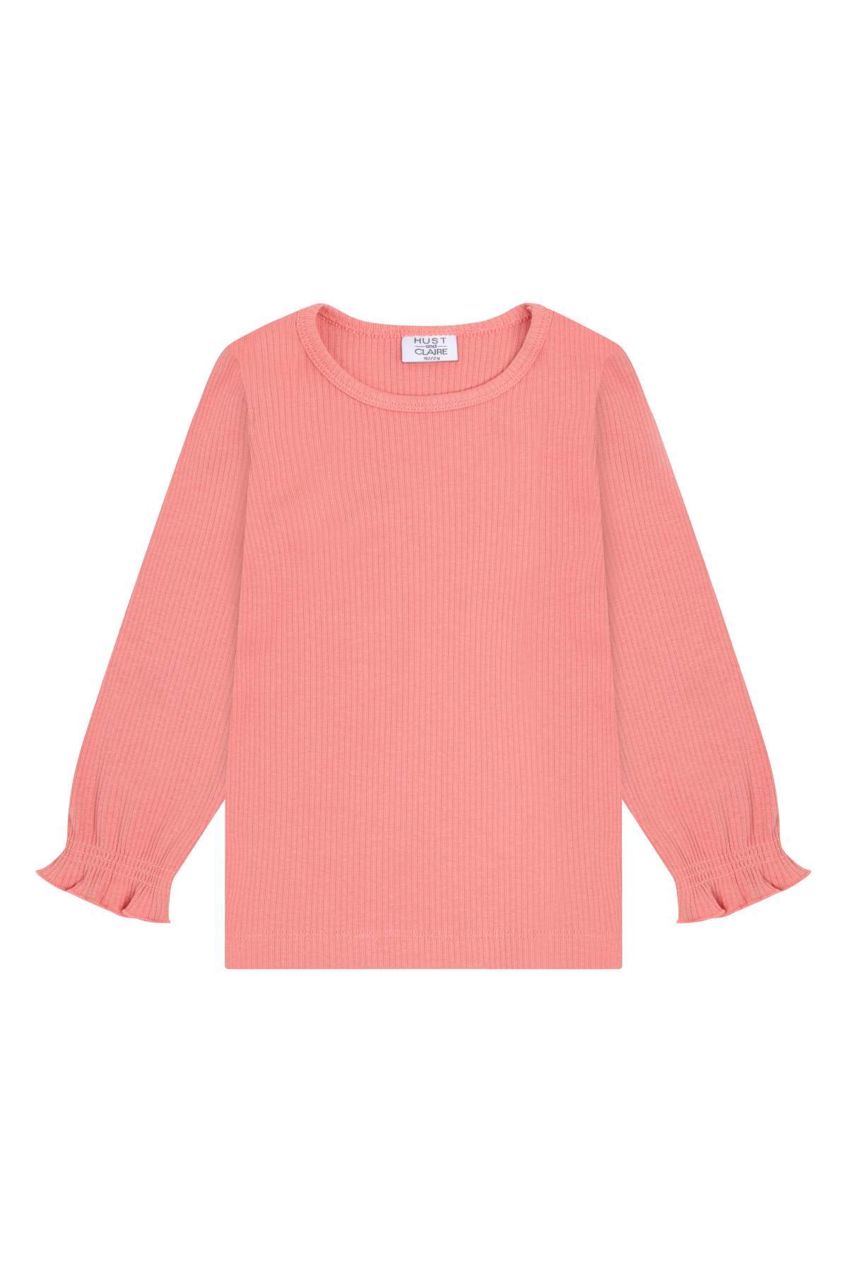 Hust&Claire Alma Langarmshirt aus Baumwolle in Sorbet – nachhaltige Kindermode bei Bärechind in Winterthur, Zürich, Schweiz