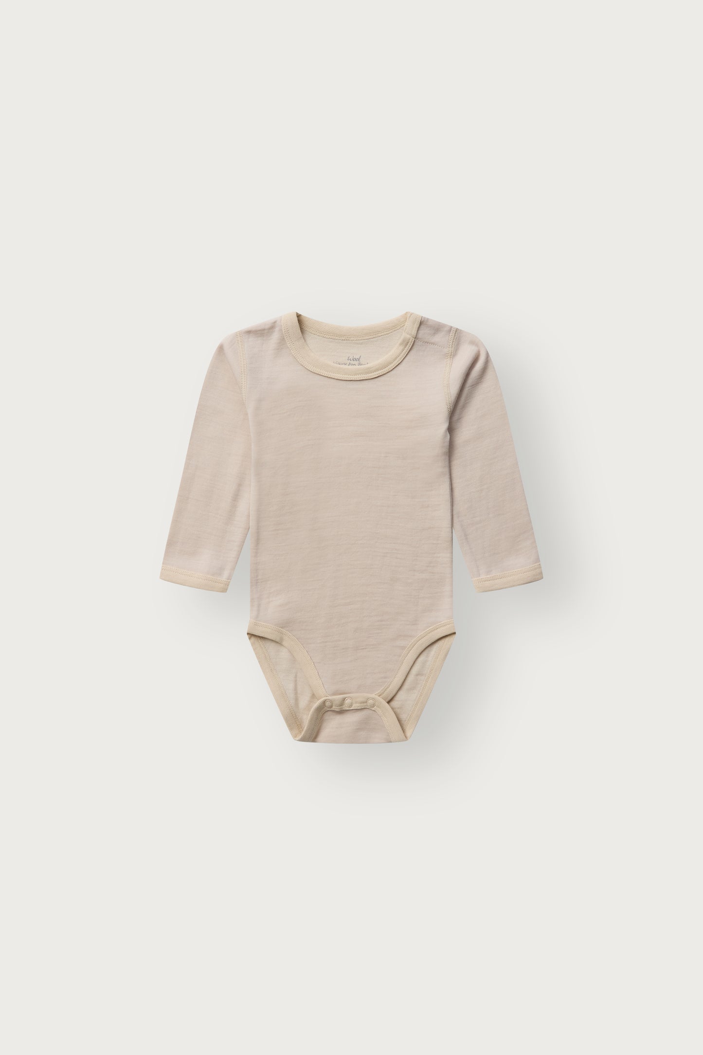 Baloo Merino/Bambus Langarmbody, French Oak, Vorderansicht