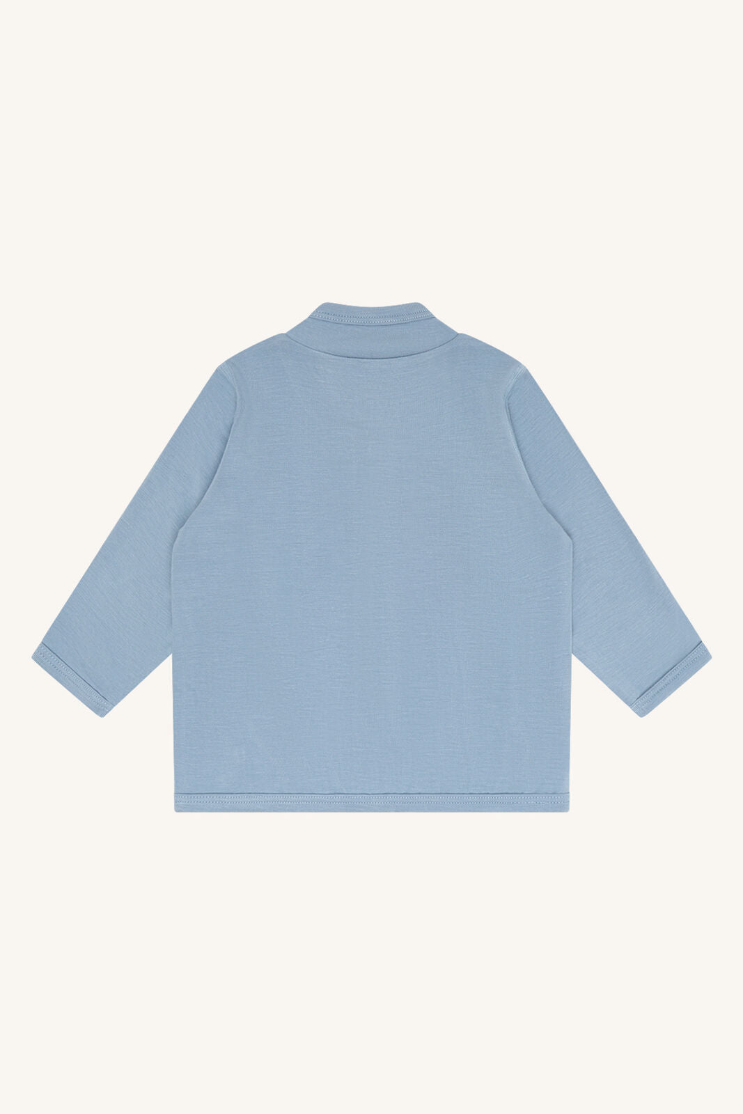 Rückseite des Hust & Claire Curd Bambus Jäckchens für Babys bei Bärechind Winterthur, Zürich, Schweiz.