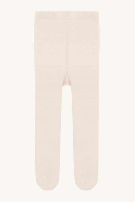 Foxie Wolle/Bambus Strumpfhose in Ivory, Vorderansicht