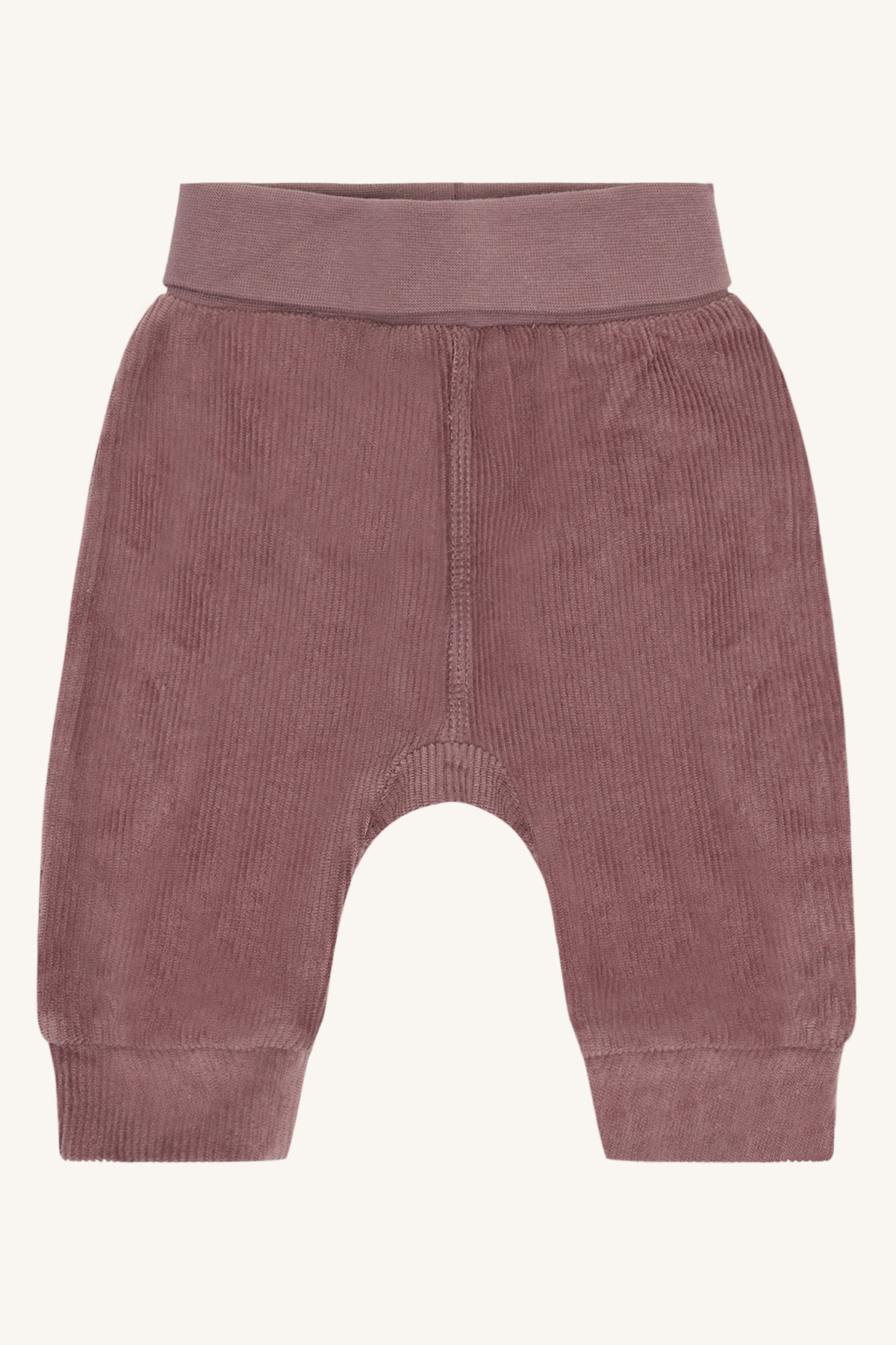 Gabe Baby-Bundhose aus Baumwolle in Plum, Vorderansicht