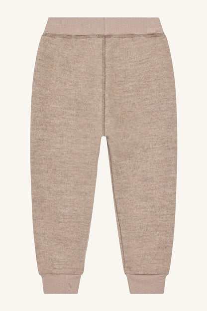 Hust & Claire Gia Kinder Wollwalkhose in Biscuit, Rückansicht