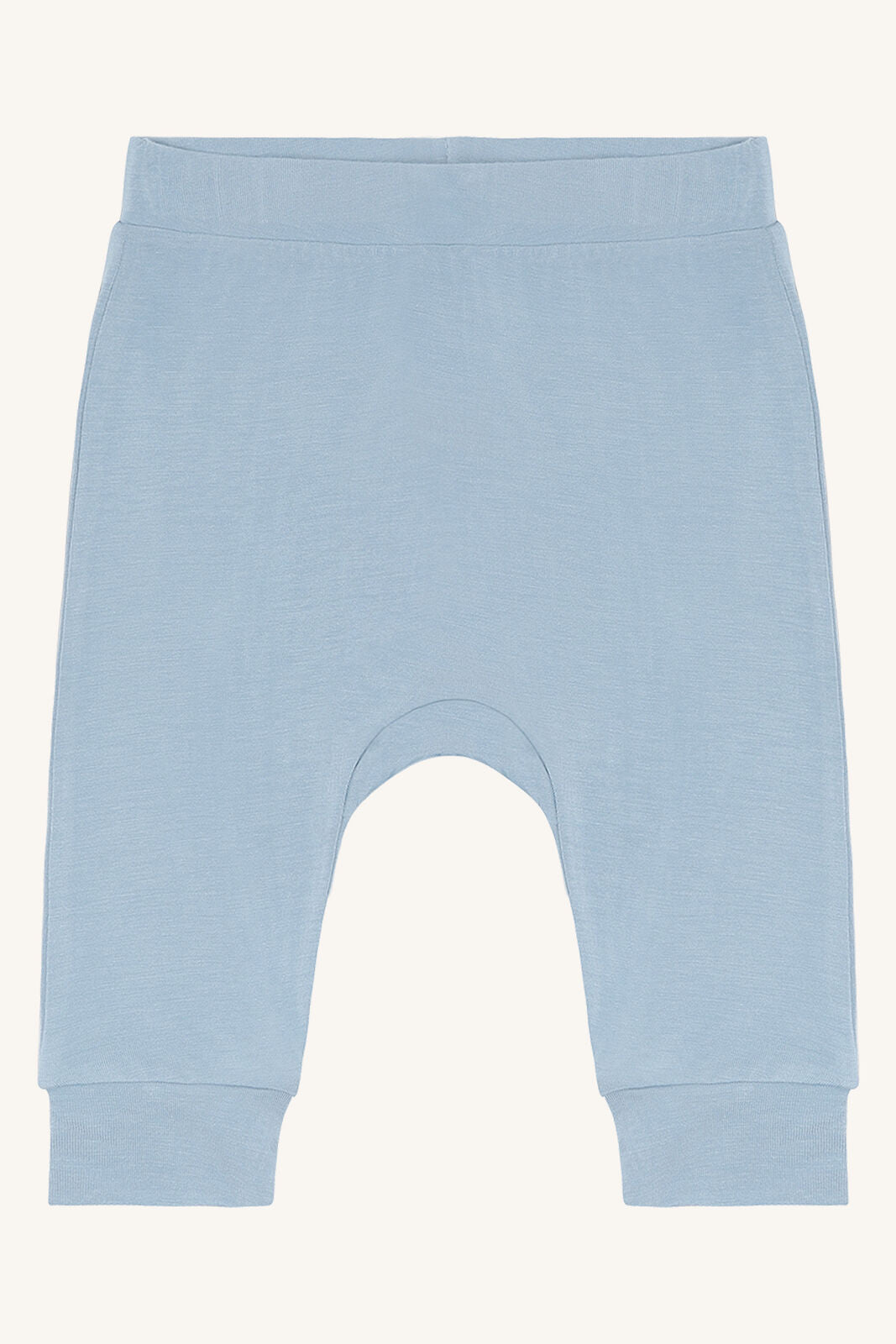Bequeme Babyhose aus Bambus Viskose in Hellblau von Hust & Claire für den Sommer