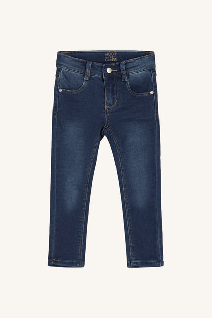Hust & Claire Josie Kinder Jeans Blue Denim Vorderansicht im Bärechind Winterthur