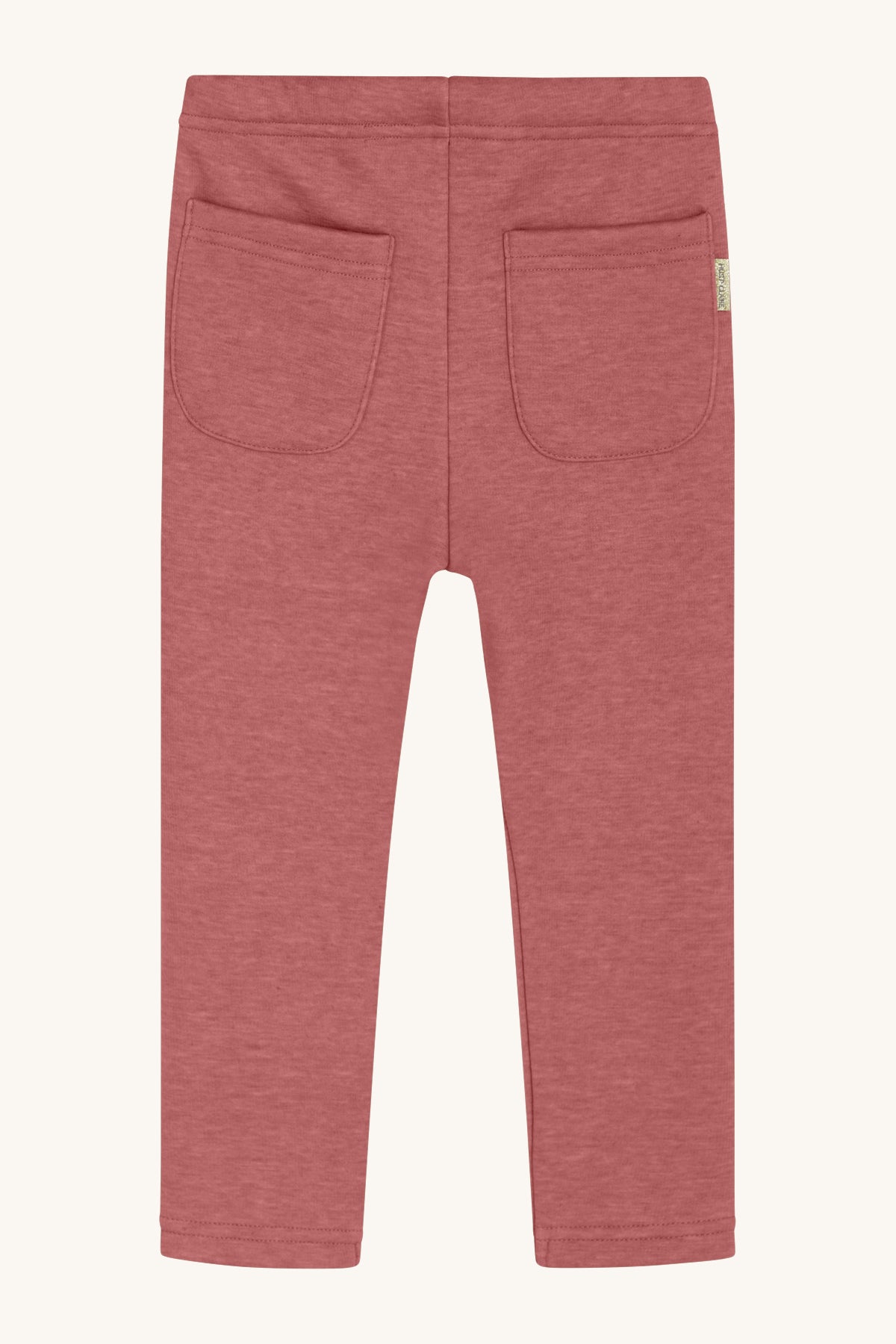 Rückansicht der Hust&Claire Lisa Fleece Leggings in Dry Rose, erhältlich im Bärechind Winterthur, Zürich Schweiz