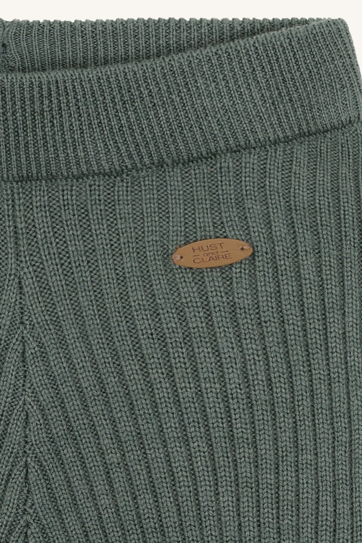 Hust & Claire Lui Wollleggings Balsam Green aus 100% Wolle im Bärechind