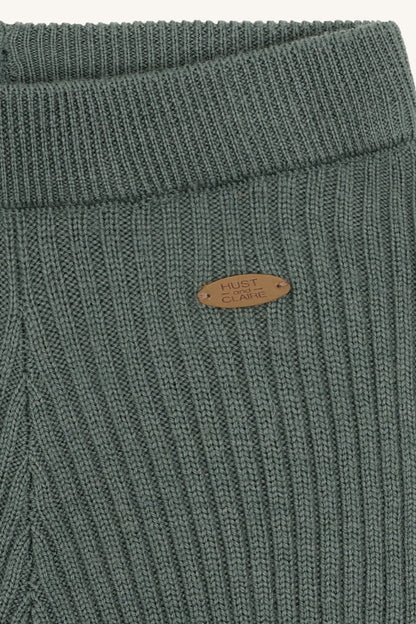 Hust & Claire Lui Wollleggings Balsam Green aus 100% Wolle im Bärechind