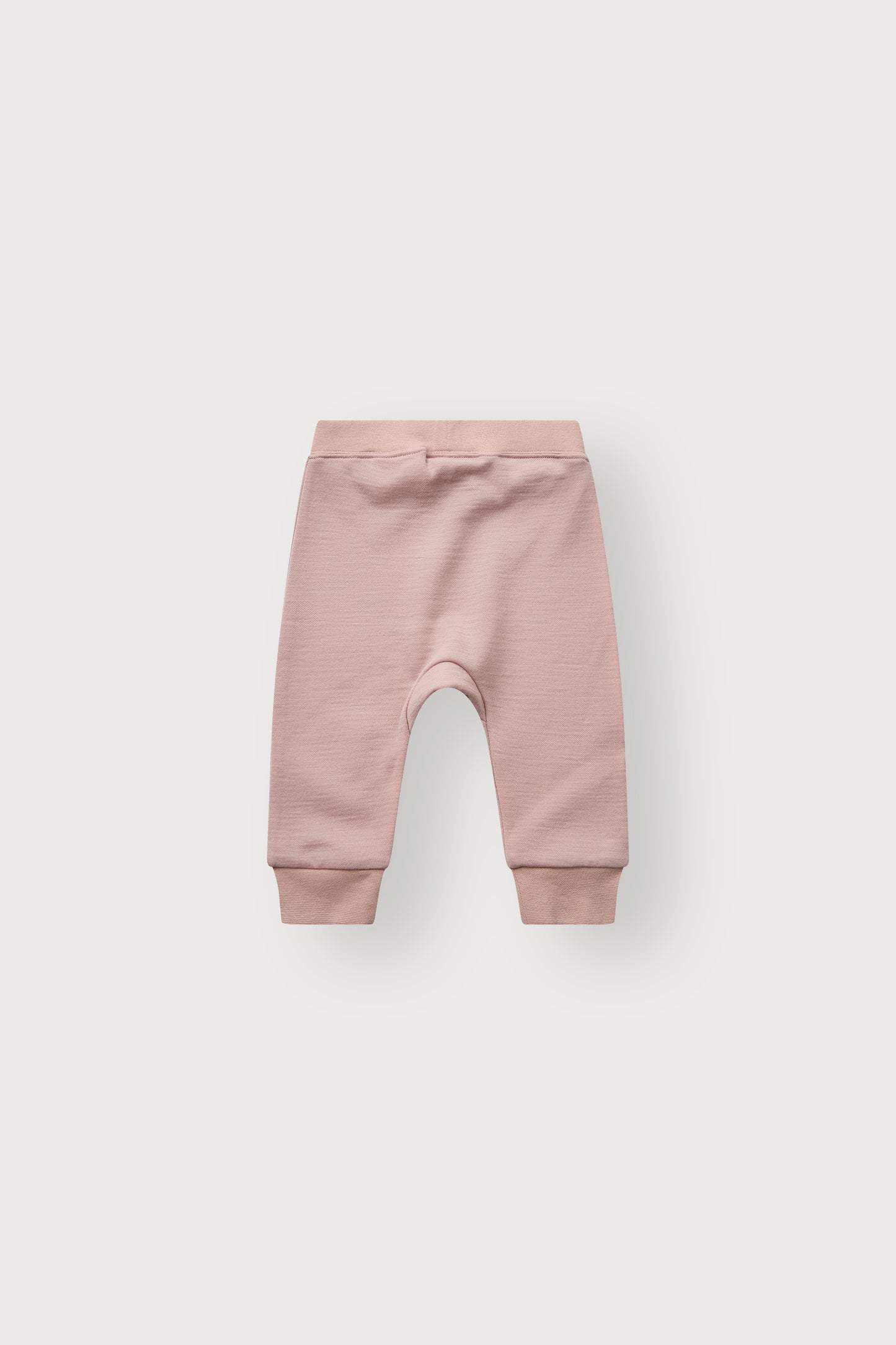 Leggings aus mulesingfreier Merinowolle, Rückansicht in Dusty Rose