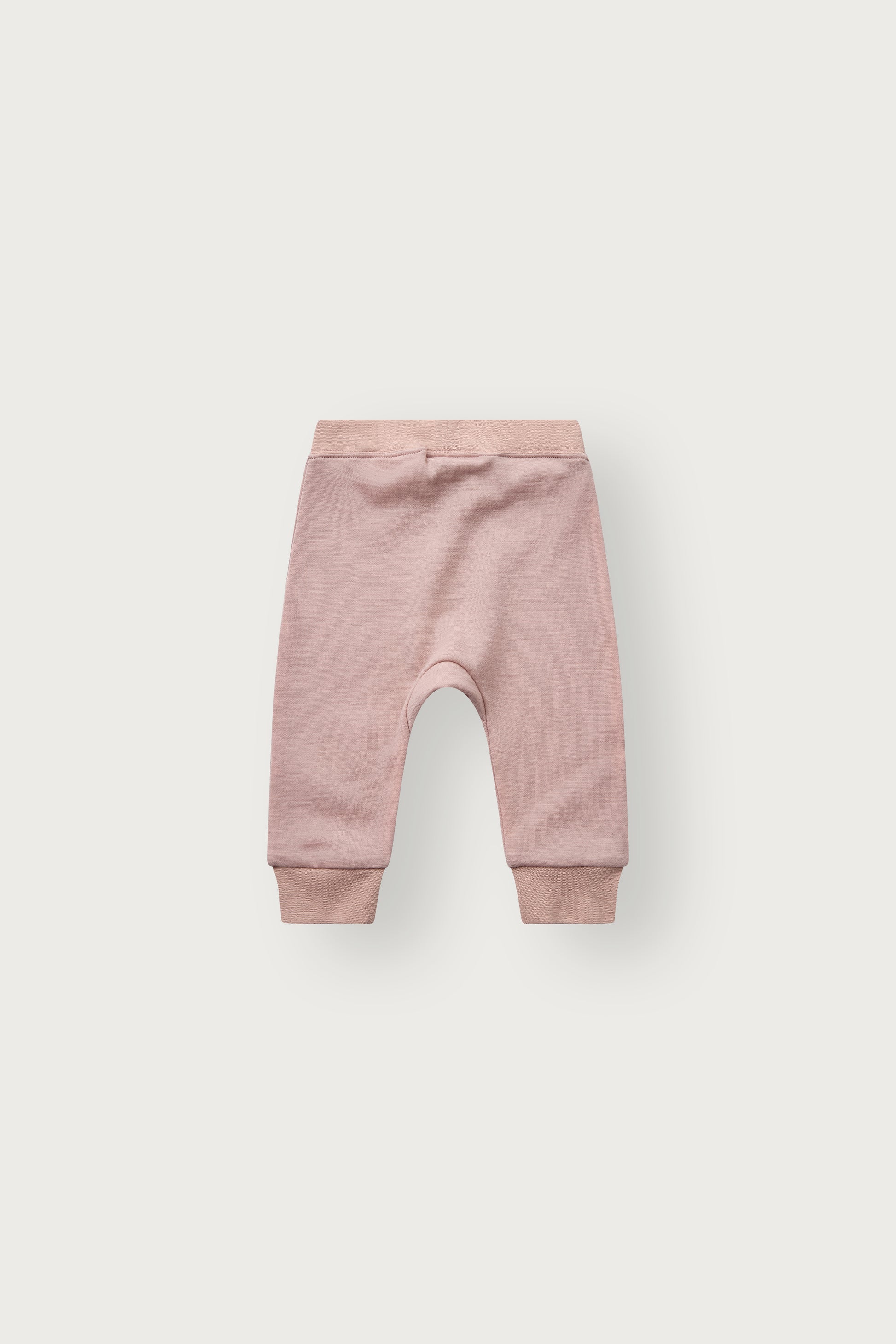 Leggings aus mulesingfreier Merinowolle, Rückansicht in Dusty Rose
