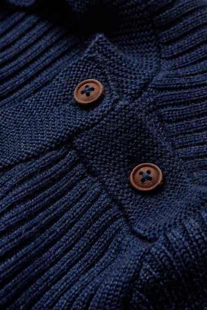 Hust & Claire Pil Wollpullover Blues aus 100% Wolle im Bärechind