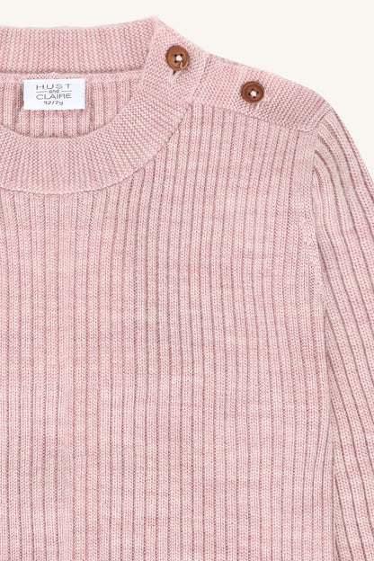 Hust & Claire Pil Wollpullover Heather aus 100% Wolle im Bärechind