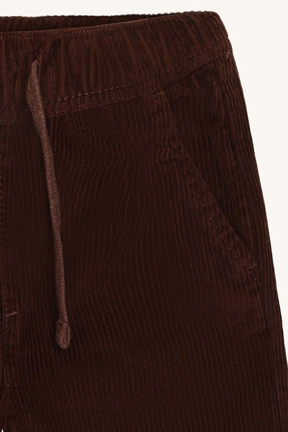 Bärechind Hust & Claire Trevor Cordhose Soil, Detailansicht Bund