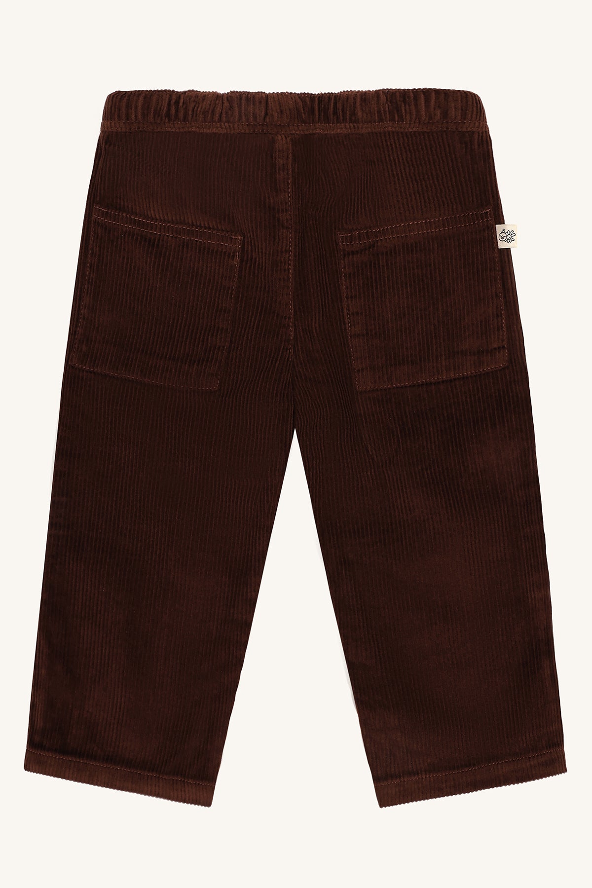 Kinder-Cordhose mit elastischem Bund und Kordel, Soil, Rückansicht