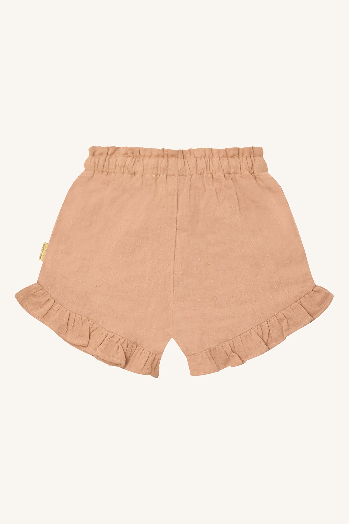Rückansicht der Shorts von Hust & Claire aus 100 % Bio-Baumwolle – erhältlich bei Bärechind in Winterthur, Zürich, Schweiz.