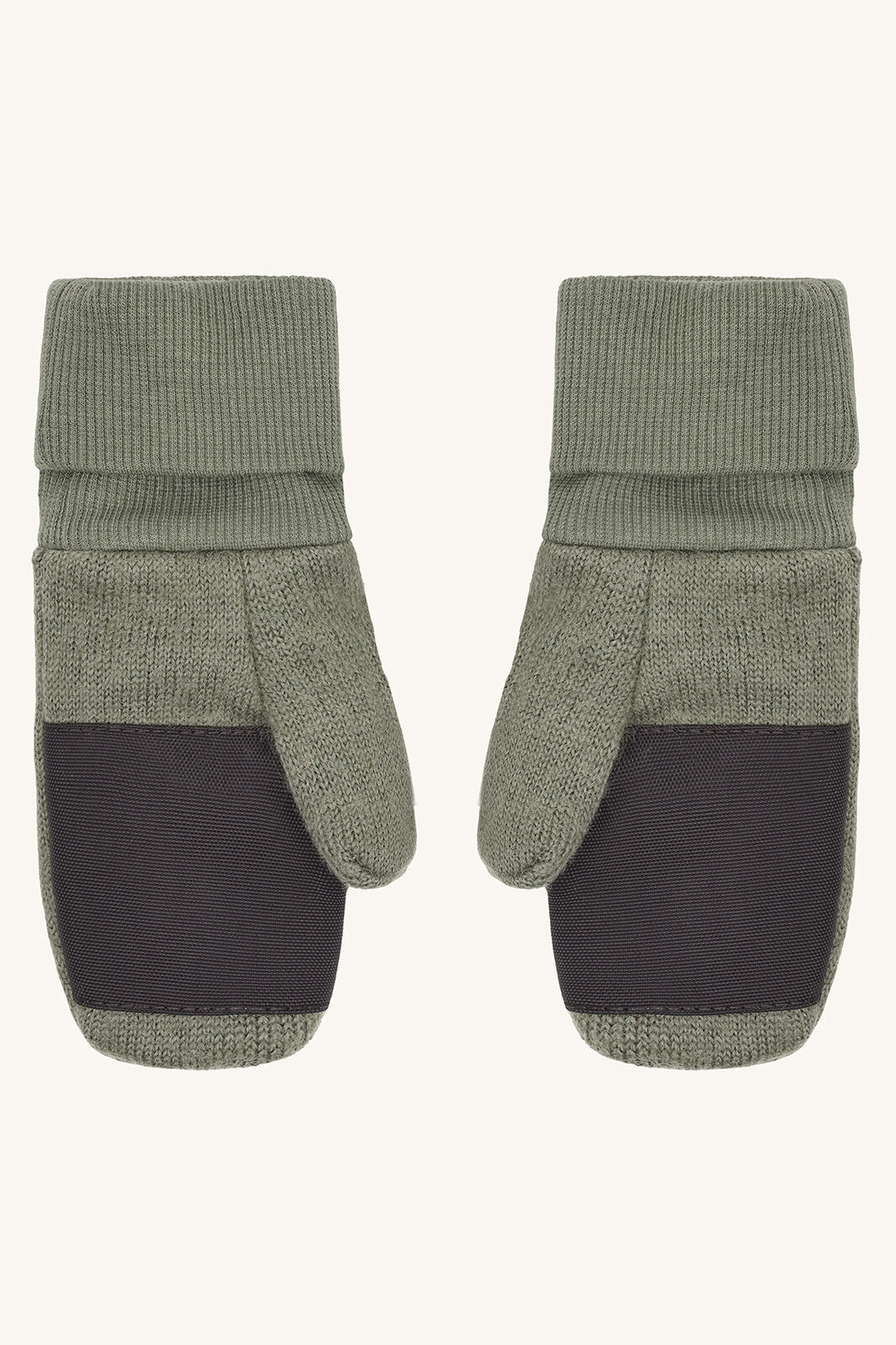 Hust&Claire Felix Wollwalk Handschuhe Turtle grün mit Softshell-Verstärkung und Baumwollfutter bei Bärechind Winterthur, Zürich, Schweiz.