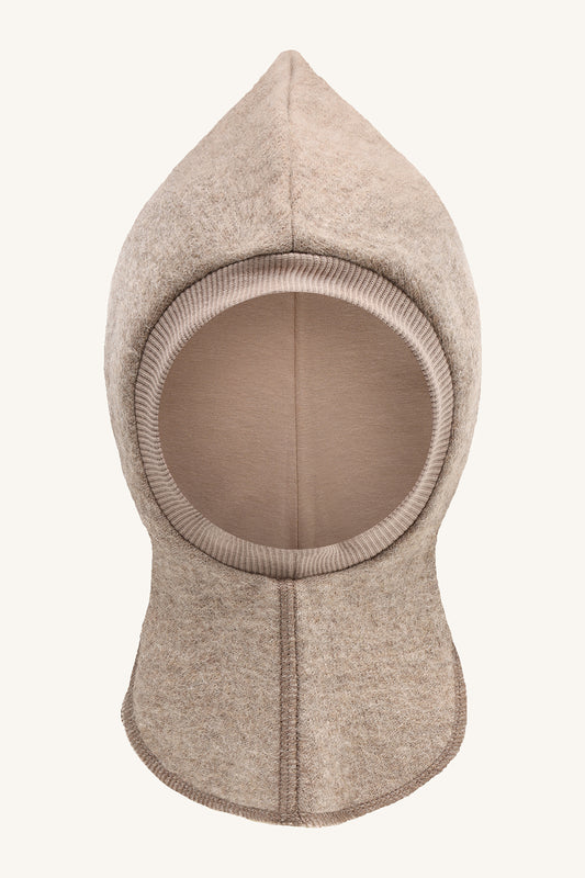 Hust&Claire Feo Wollwalk Schlupfmütze mit Baumwollfutter, Vorderansicht bei Bärechind kaufen in Winterthur, Zürich, Schweiz.