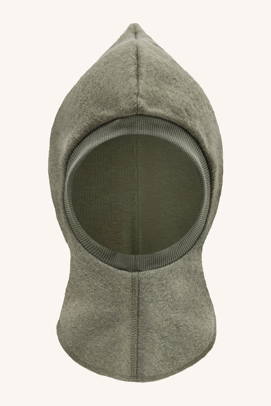 Hust&Claire Feo Wollwalk Schlupfmütze mit Baumwollfutter, Vorderansicht bei Bärechind kaufen in Winterthur, Zürich, Schweiz.