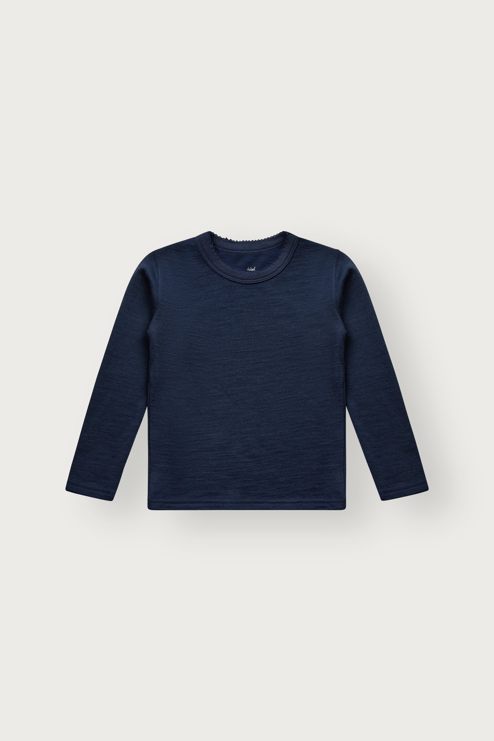 Langarmshirt aus Wolle und Bambus-Viskose, Oeko-Tex 100 zertifiziert
