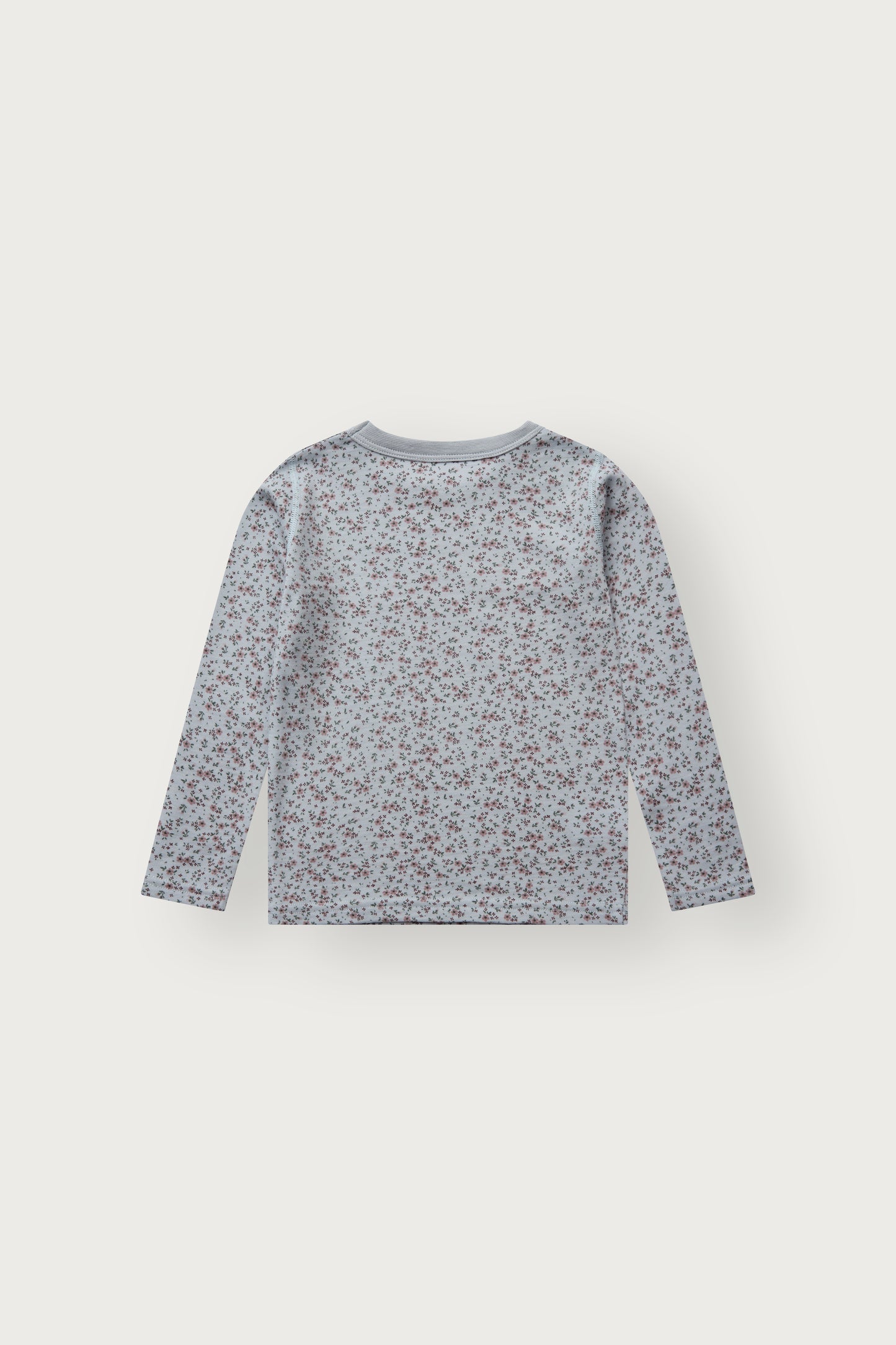 Rückansicht des Langarmshirts aus Wolle-Bambus-Mix, Oeko-Tex 100 zertifiziert