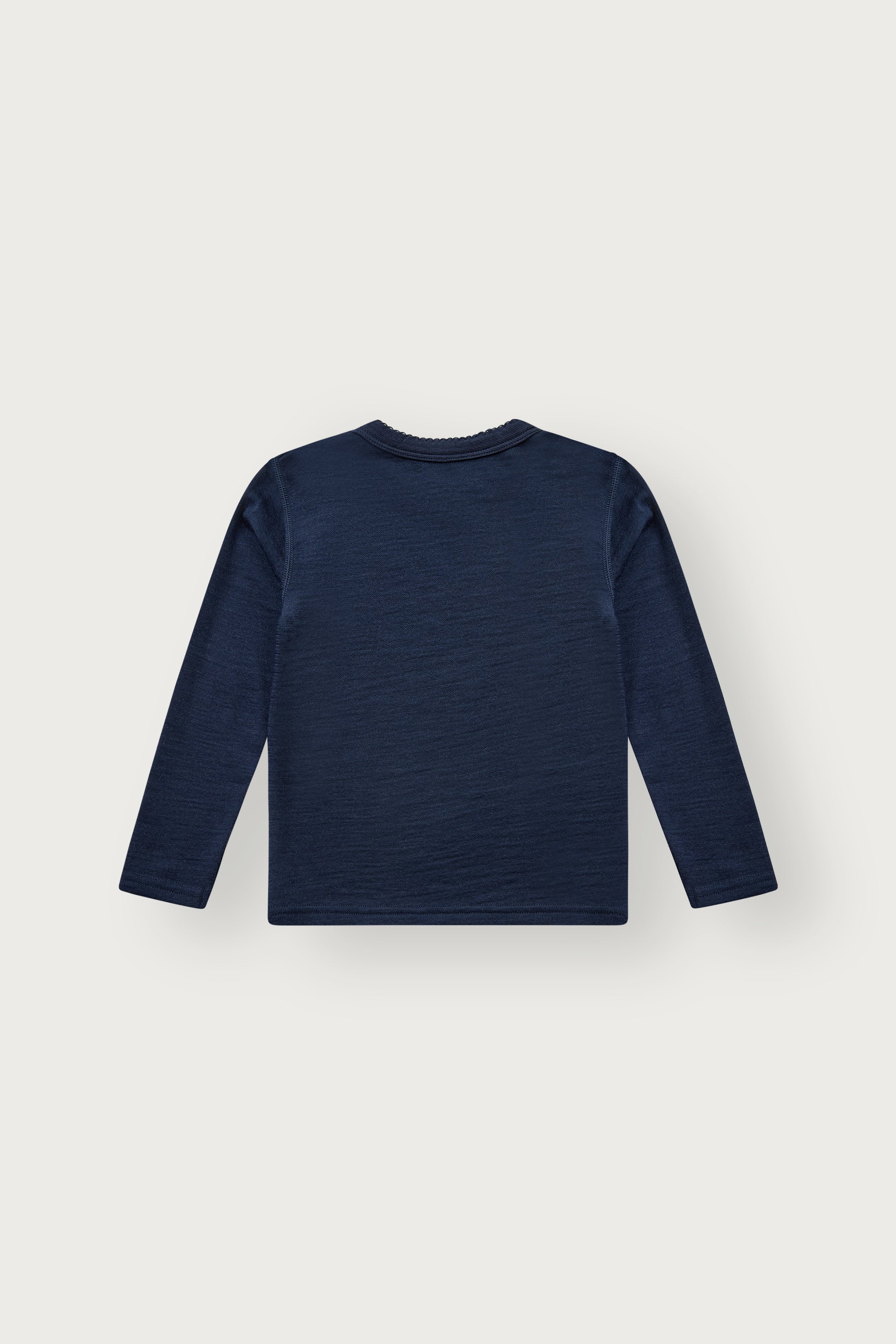 Hust&Claire Abba Langarmshirt in Blau bei Bärechind, Rückansicht
