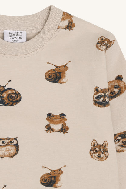 Hust&Claire Anton Forest Heads Langarmshirt bei Bärechind