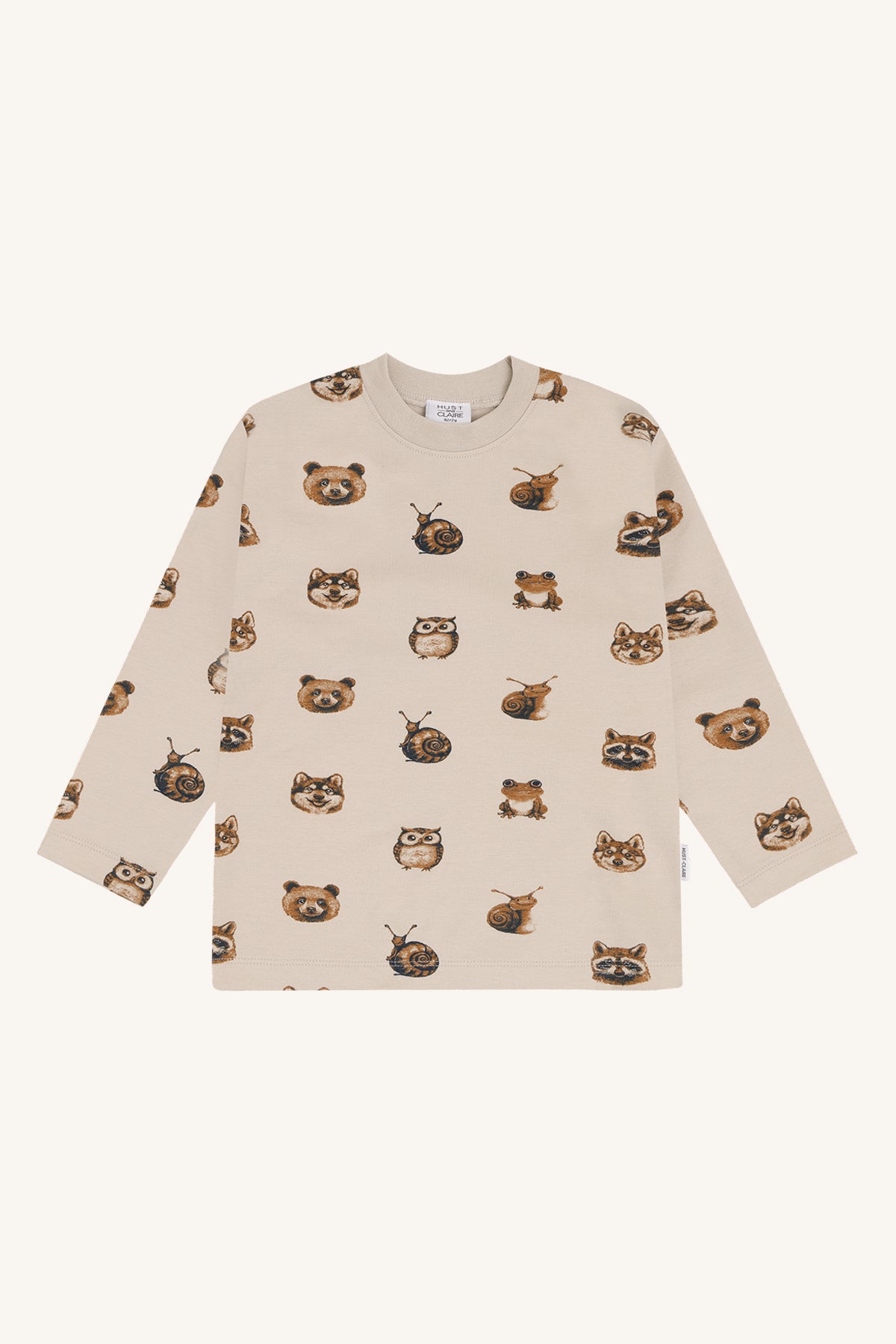 Anton Forest Heads Langarmshirt in French Oak, Vorderansicht