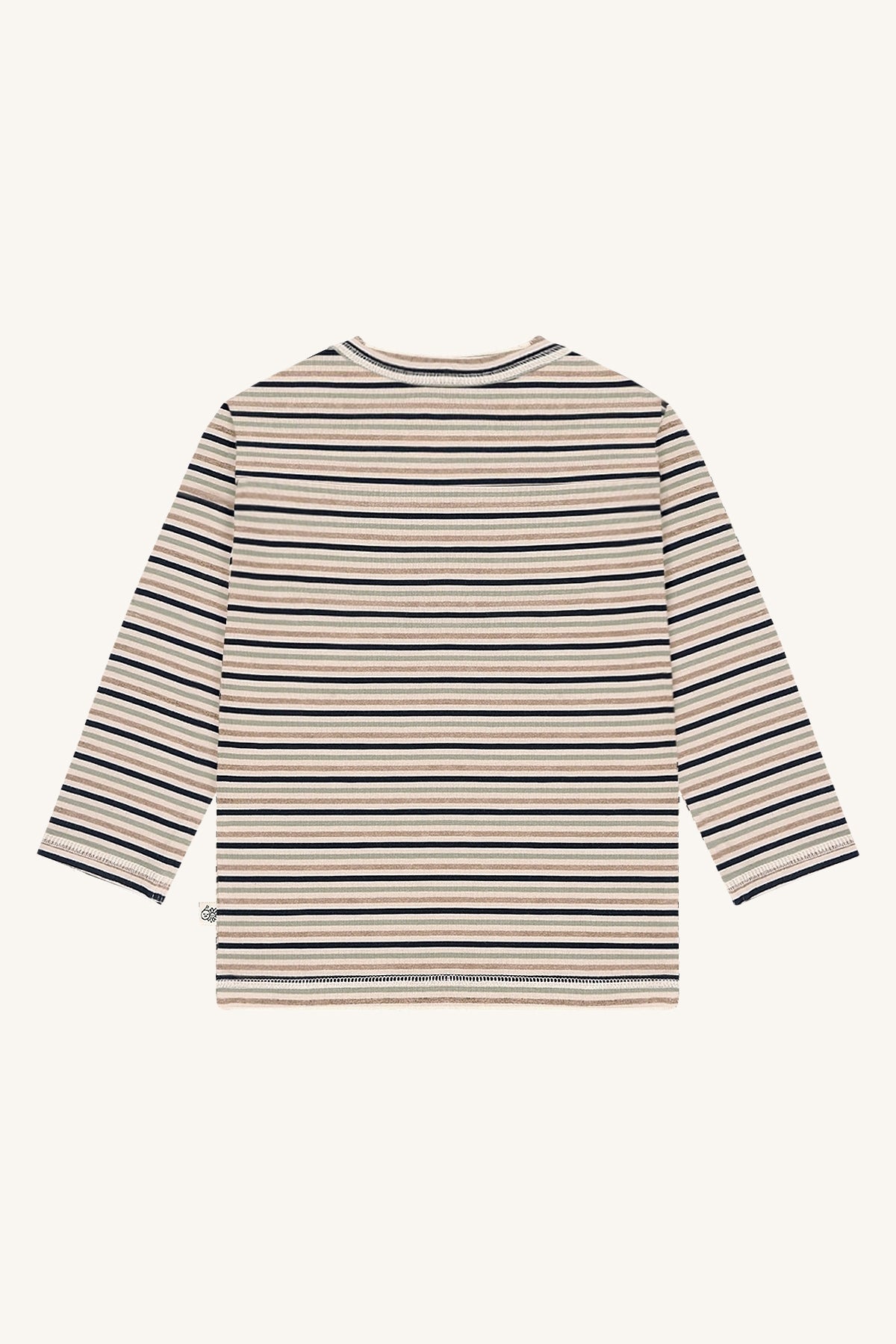 Langarmshirt aus 95% Baumwolle mit 5% Elastan, weich und dehnbar