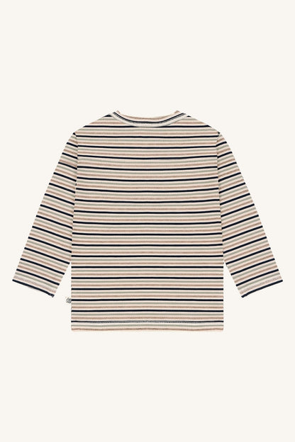 Langarmshirt aus 95% Baumwolle mit 5% Elastan, weich und dehnbar