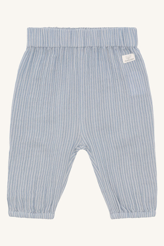 Hust&Claire Babyhose aus Baumwolle gestreift in Blau Weiss im Bärechind Winterthur, Zürich, Schweiz