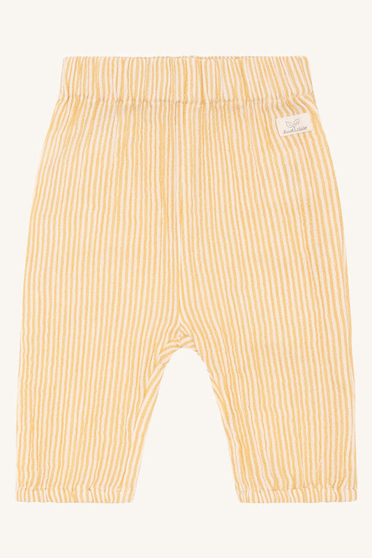 Hust&Claire Babyhose aus Baumwolle gestreift in Gelb Weiss im Bärechind Winterthur, Zürich, Schweiz