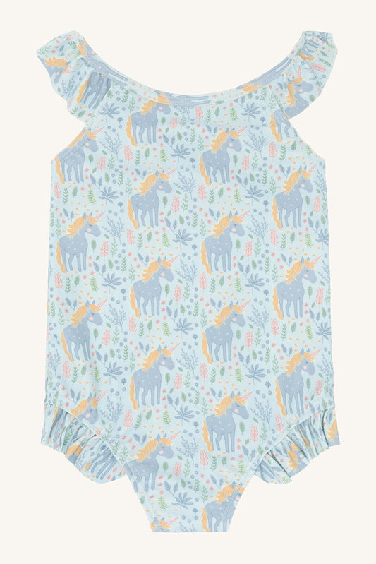 Madiken Badeanzug von Hust&Claire mit Einhorn Print und UV 50+ Schutz, Bärechind Winterthur, Zürich, Schweiz.