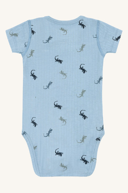 Rückansicht des Bambus Bodys Buller von Hust&Claire, erhältlich bei Bärechind in Winterthur, Zürich, Schweiz.