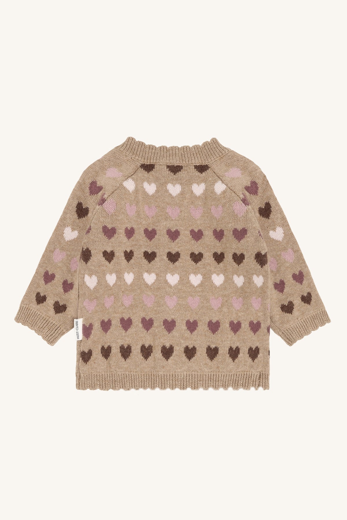 Strickjacke aus 100% Bio-Baumwolle, GOTS-zertifiziert und weich