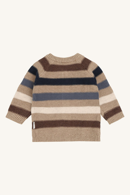 Strickjacke aus 100% Bio-Baumwolle, GOTS-zertifiziert und weich