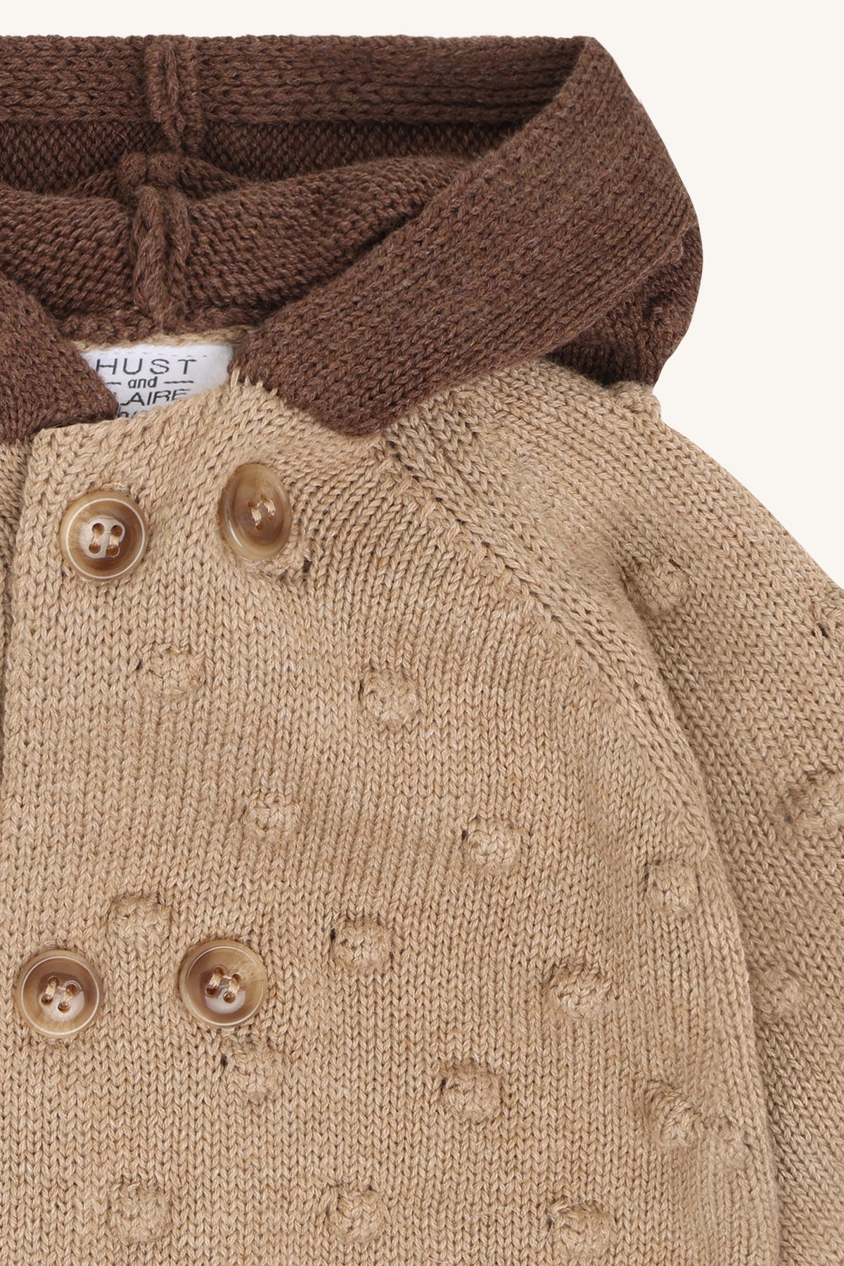 Hust&Claire Cookie Strickjacke in Biscuit bei Bärechind