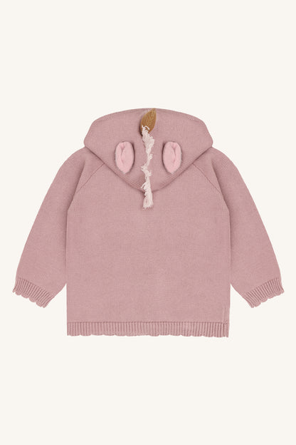 Strickjacke aus 100% Bio-Baumwolle, GOTS-zertifiziert