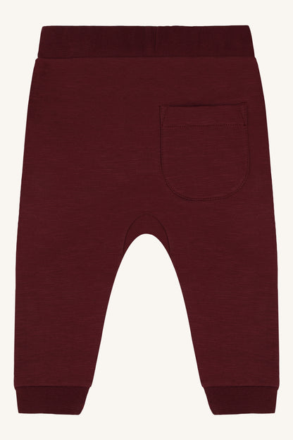 Jogginghose aus gebürsteter Bio-Baumwolle, ideal als Übergangshose mit Strumpfhose darunter