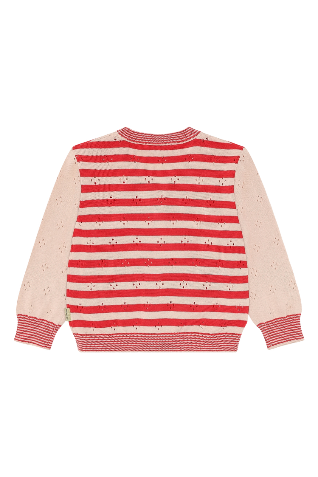 Rückansicht des Camilla Jäcklis von Hust&Claire mit Streifen, Bärechind Winterthur, Zürich, Schweiz.