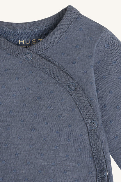 Hust&Claire Sai Dots Wickelshirt in Blue Storm bei Bärechind