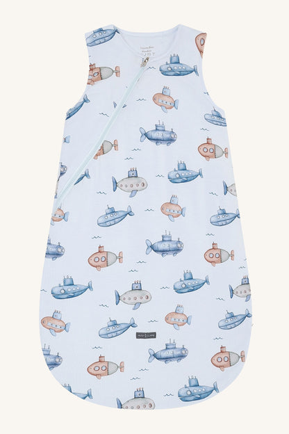 Hust&Claire Schlafsack aus Baumwolle mit U Boot Muster im Bärechind Winterthur, Zürich, Schweiz