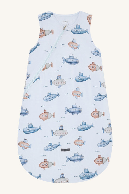 Hust&Claire Schlafsack aus Baumwolle mit U Boot Muster im Bärechind Winterthur, Zürich, Schweiz