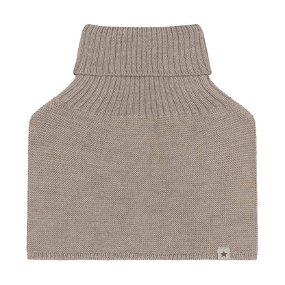 Huttelihut Merino Halswärmer in der Farbe Brown, Vorderansicht