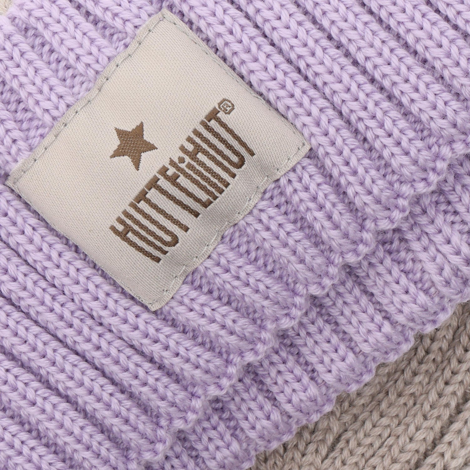 Detailansicht der Merino Strickmütze aus dem Bärechind Sortiment