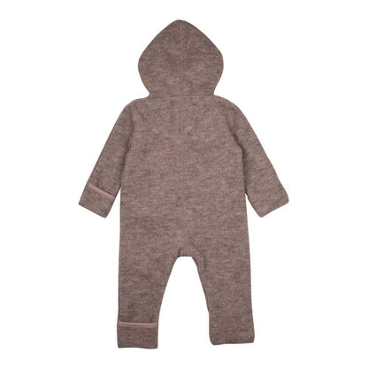 Baby-Overall Fleece, stein-grau