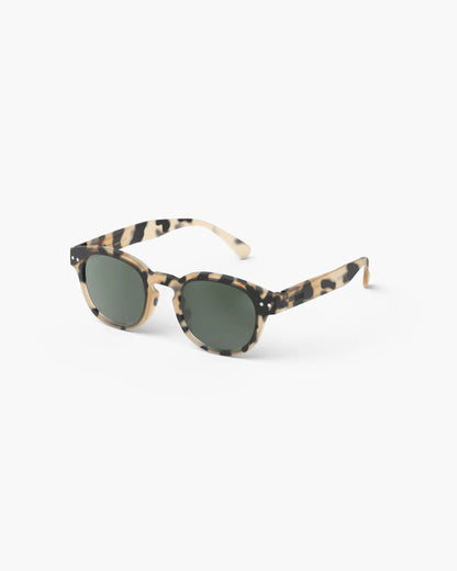 Kindersonnenbrille in Light Tortoise mit Federscharnier, Seitenansicht