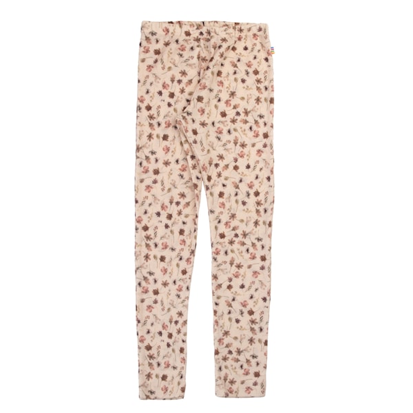 Joha Merinowolle Leggings in Hellrosa mit Blumenprint aus 100 % Merinowolle für Kinder im Bärechind Winterthur Schweiz